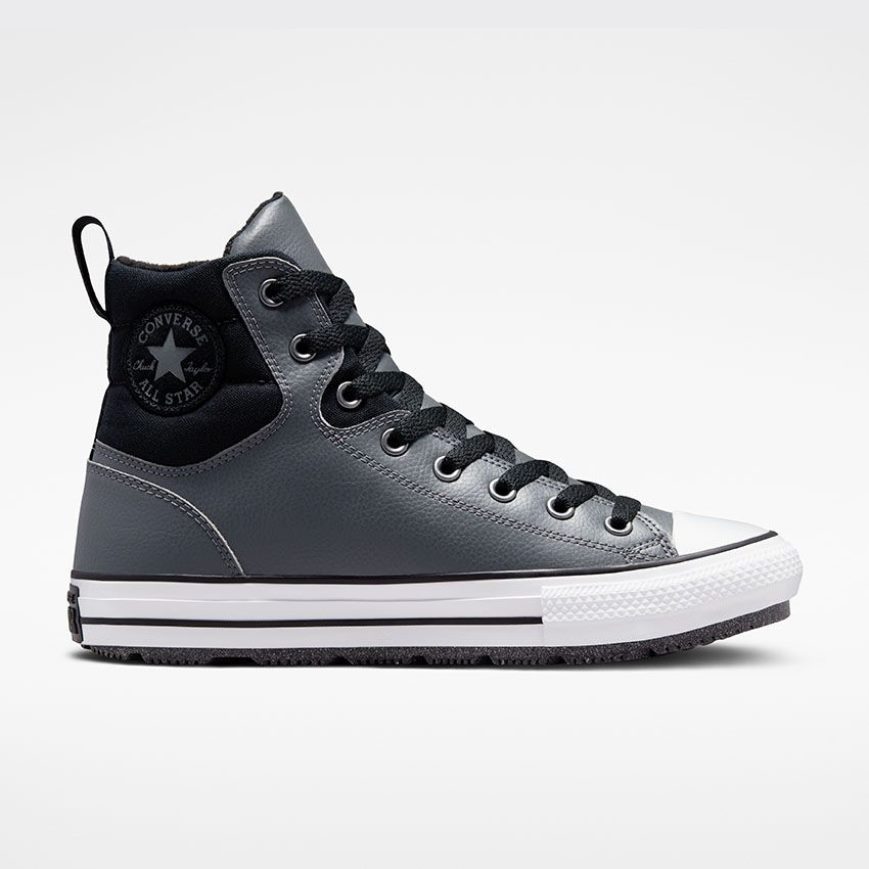 Pánské Zimní Boty Converse Chuck Taylor All Star Berkshire Vody Resistant Vysoké Šedé Černé | CZ ZSLM46